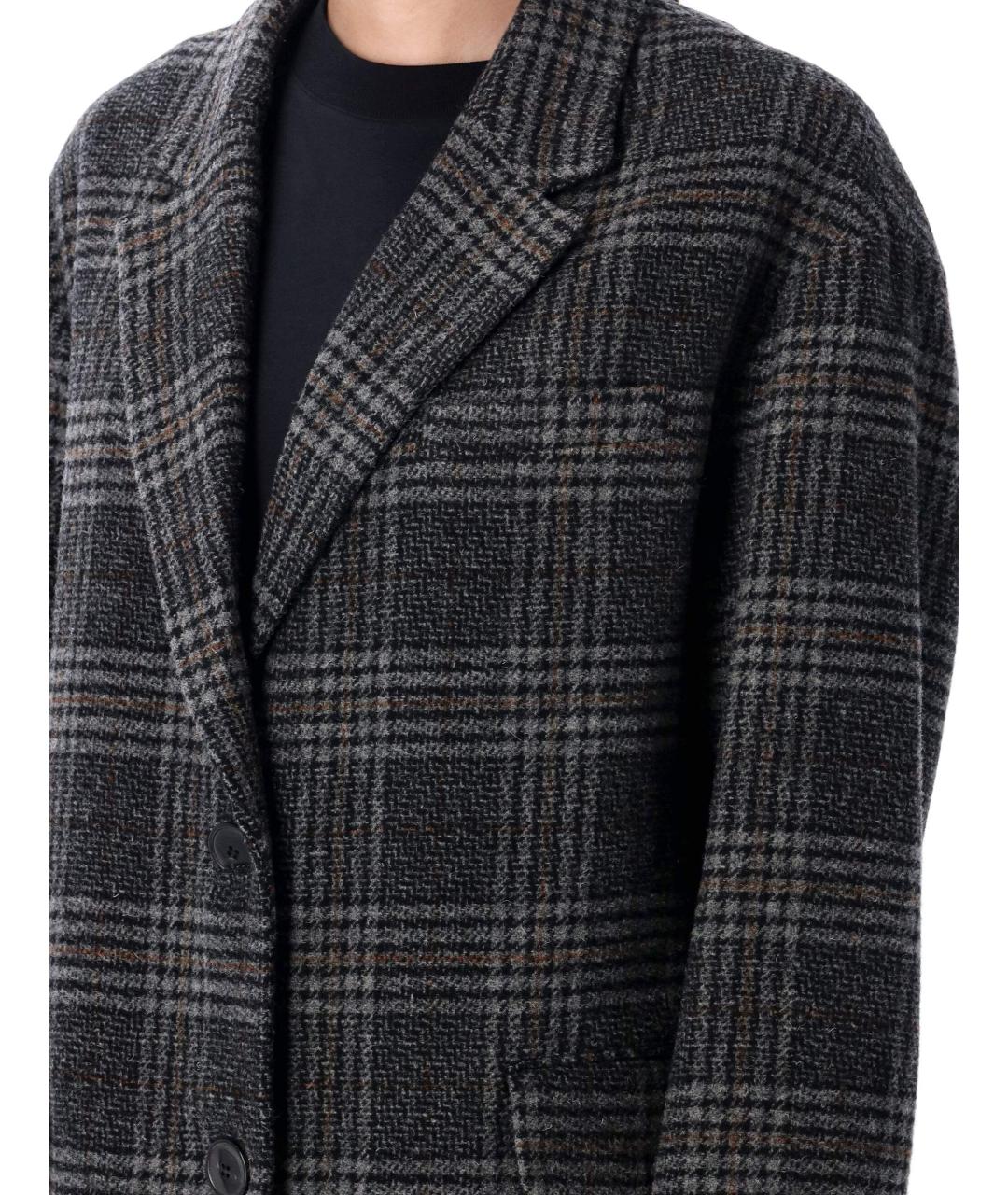 ISABEL MARANT ETOILE Мульти шерстяное пальто, фото 4