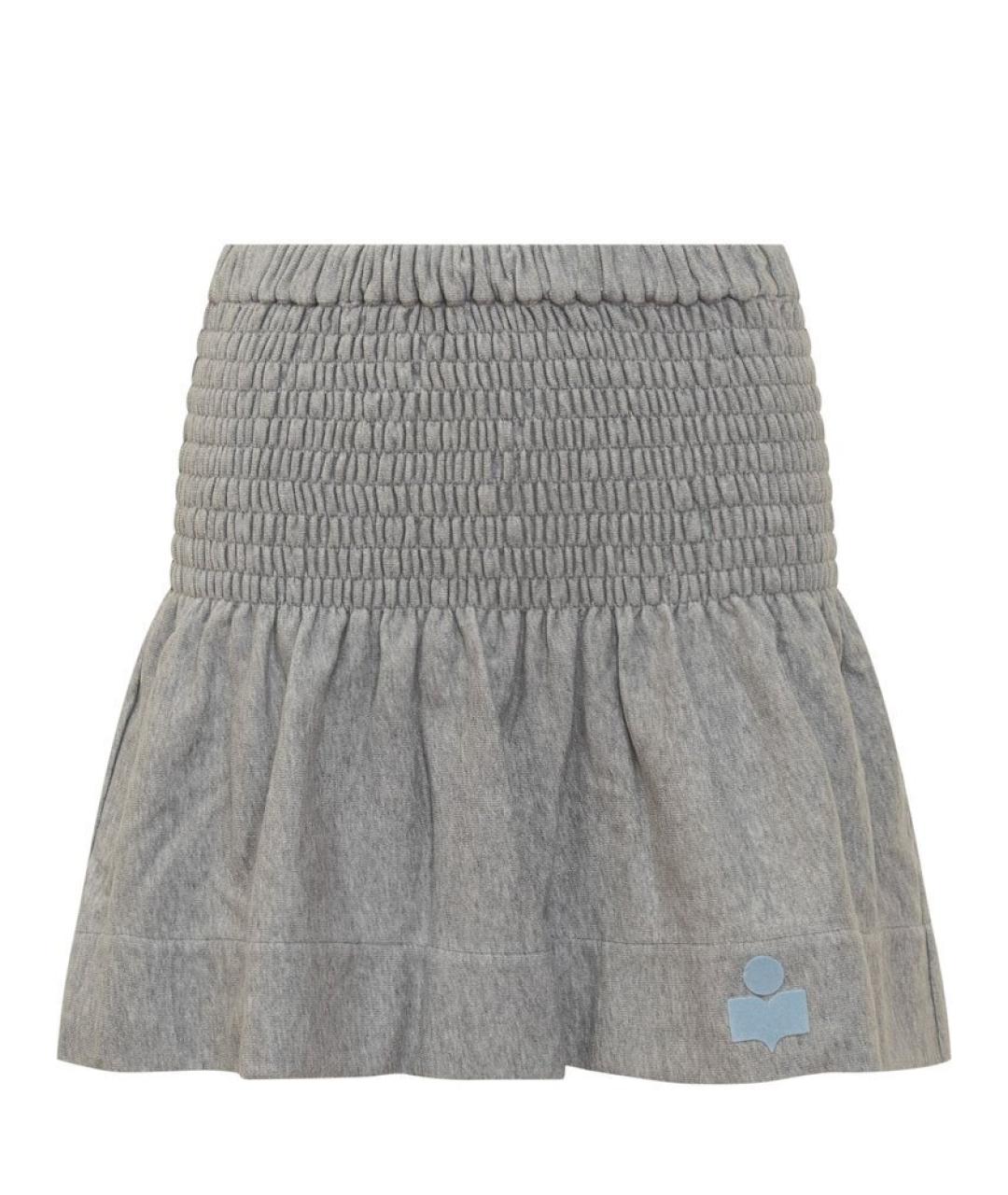 ISABEL MARANT ETOILE Серая полиэстеровая юбка мини, фото 1