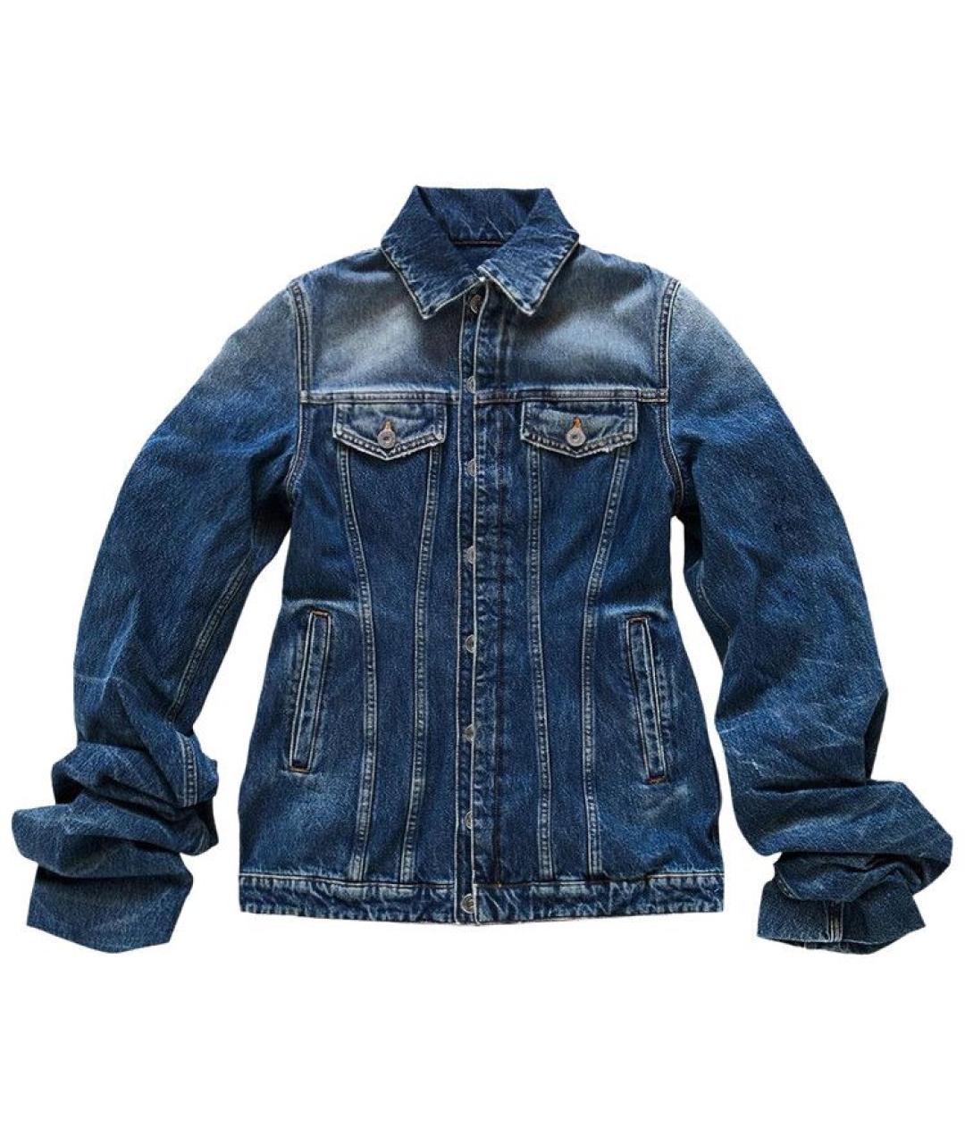 JEAN PAUL GAULTIER Синяя хлопковая куртка, фото 1