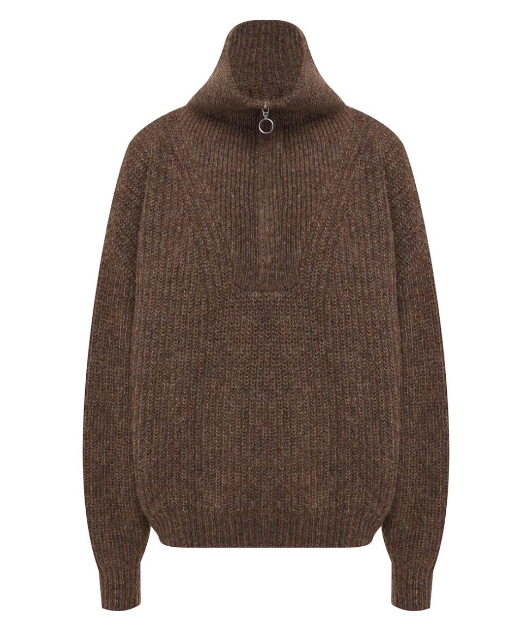 ISABEL MARANT Коричневый шерстяной джемпер / свитер, фото 1