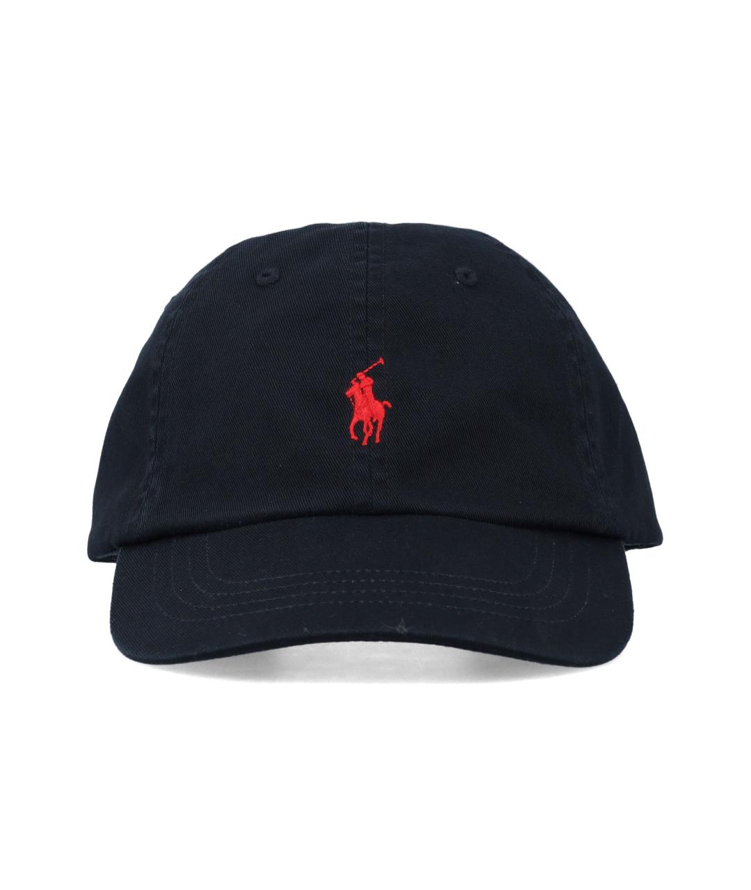POLO RALPH LAUREN Черная хлопковая кепка/бейсболка, фото 3