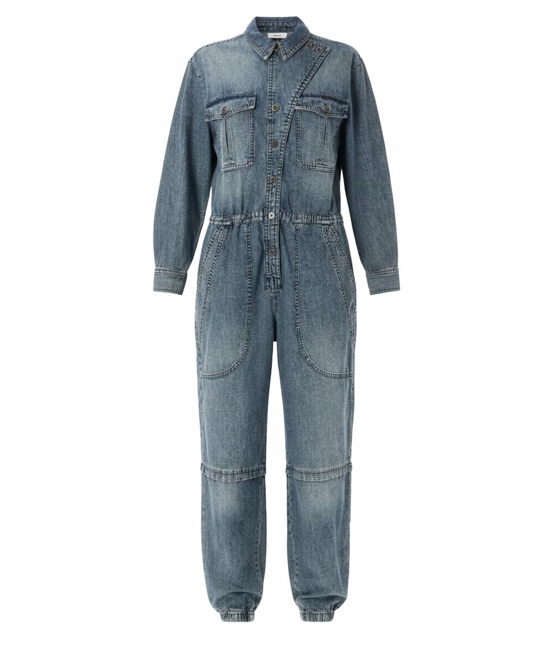 ISABEL MARANT ETOILE Синий хлопковый комбинезон, фото 1
