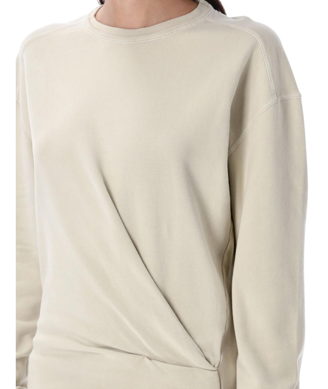 ISABEL MARANT ETOILE Бежевое хлопковое платье, фото 4