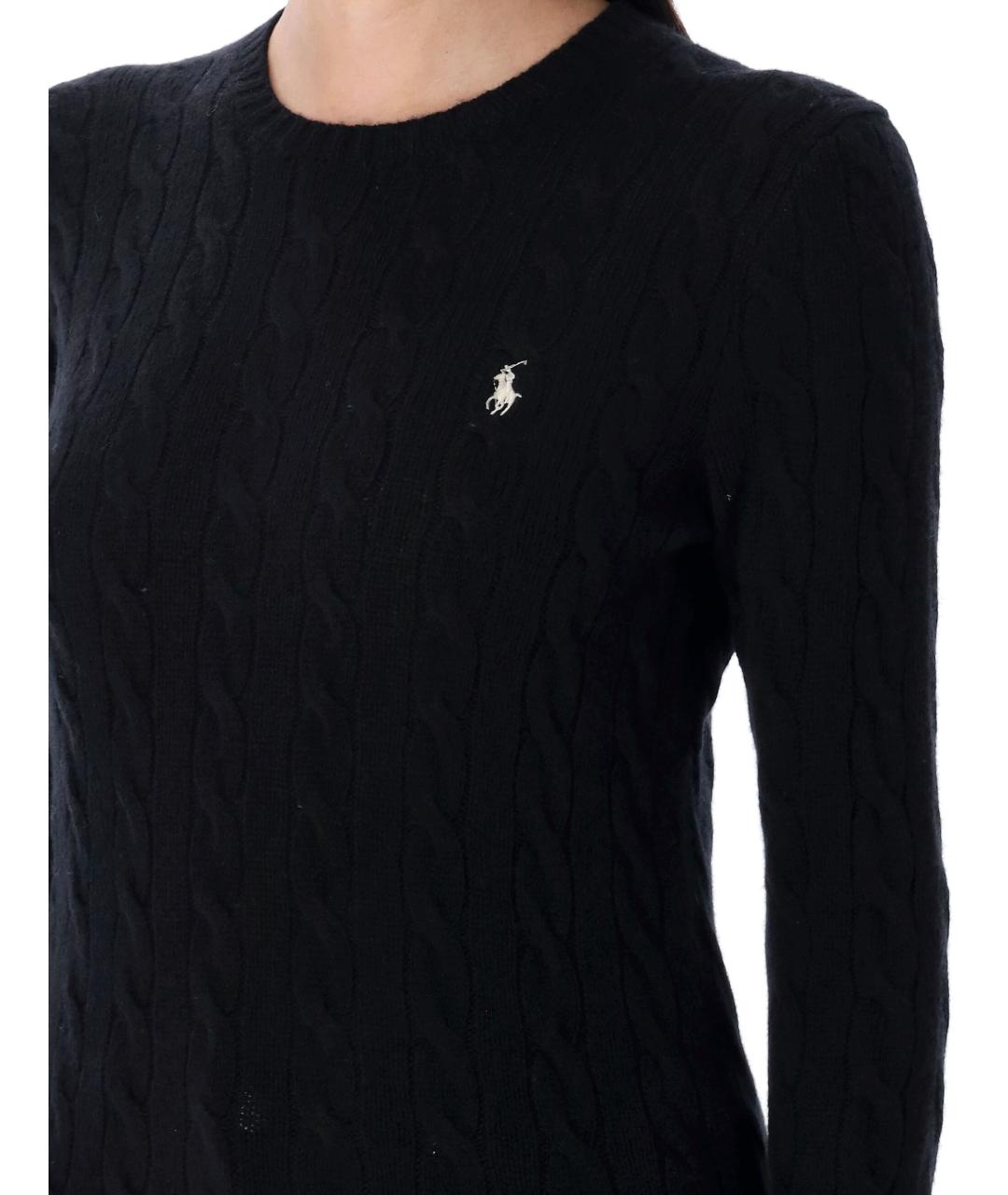 POLO RALPH LAUREN Черный шерстяной джемпер / свитер, фото 4