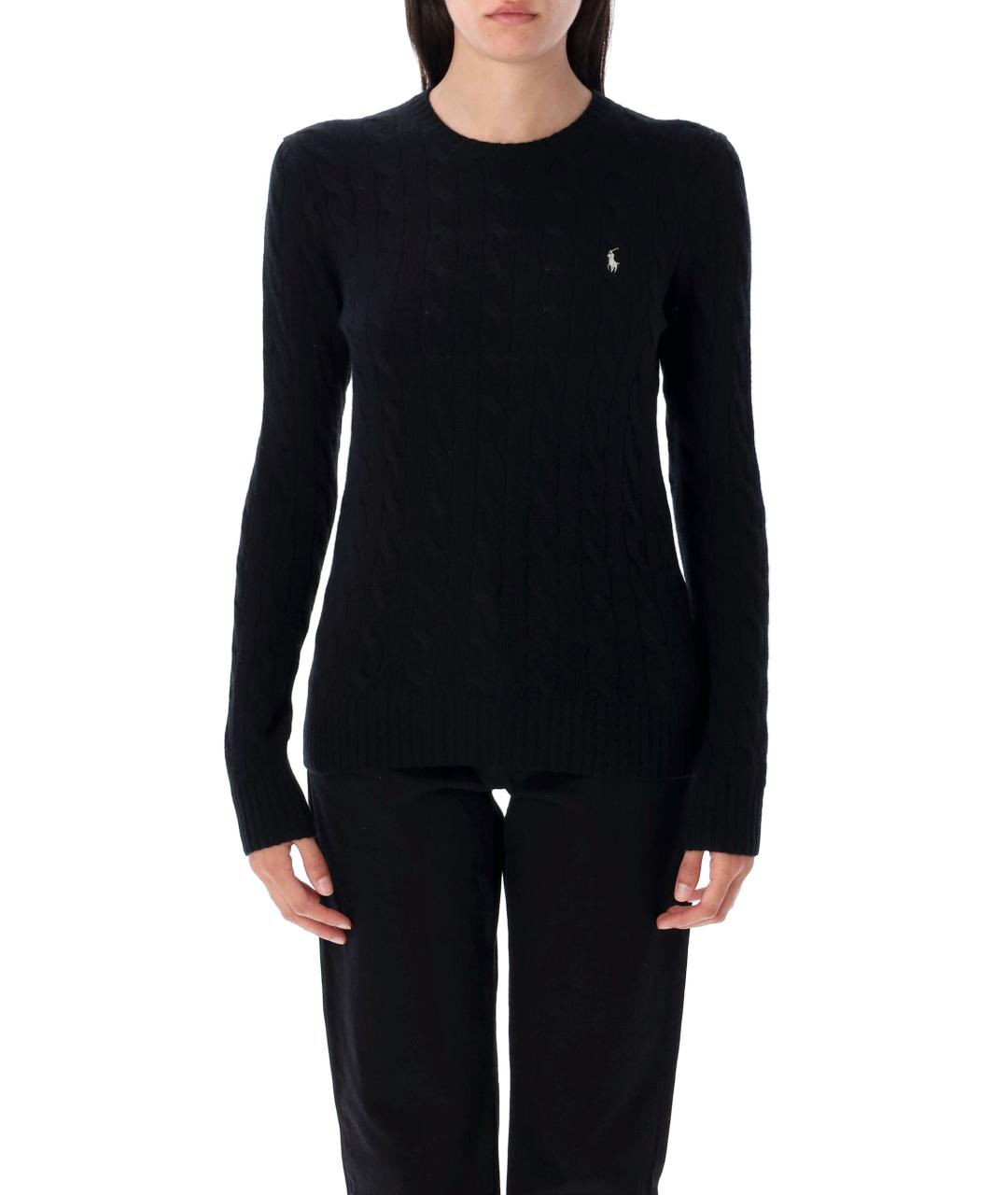 POLO RALPH LAUREN Черный шерстяной джемпер / свитер, фото 2
