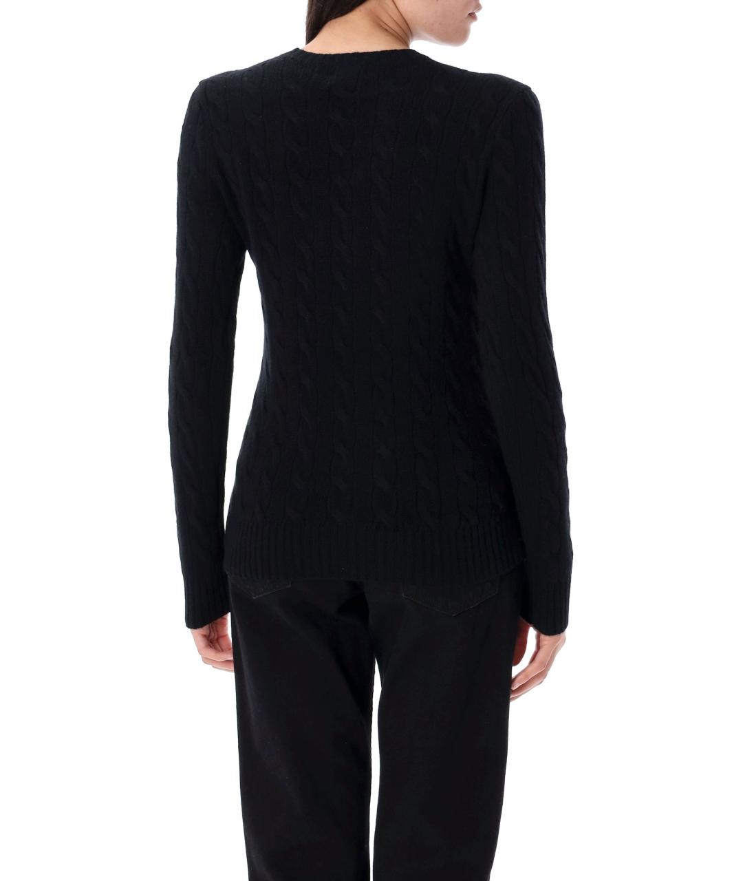 POLO RALPH LAUREN Черный шерстяной джемпер / свитер, фото 3