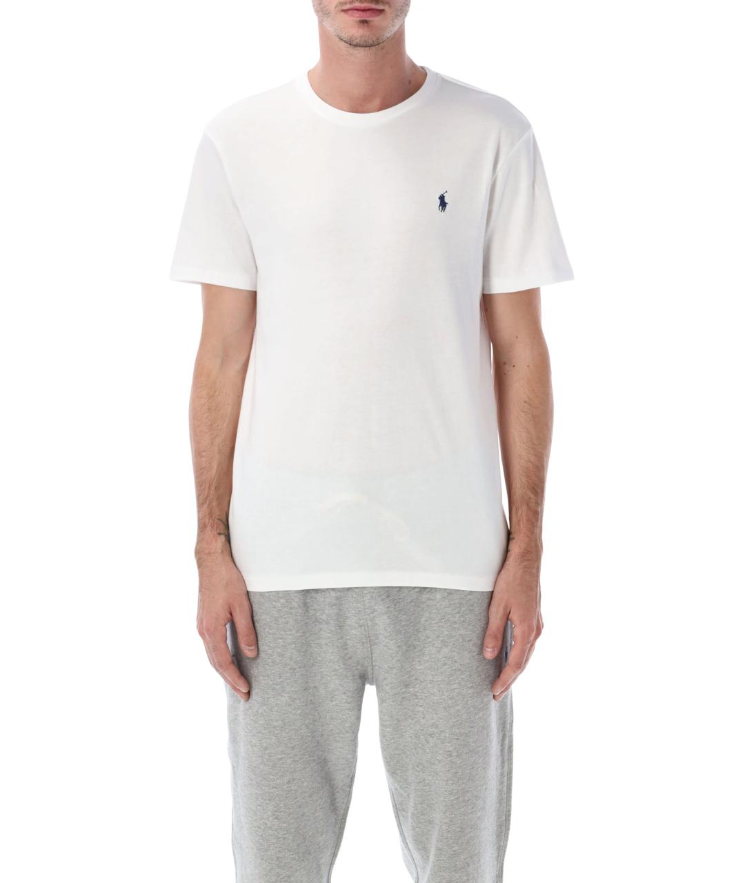 POLO RALPH LAUREN Белая хлопковая футболка, фото 2