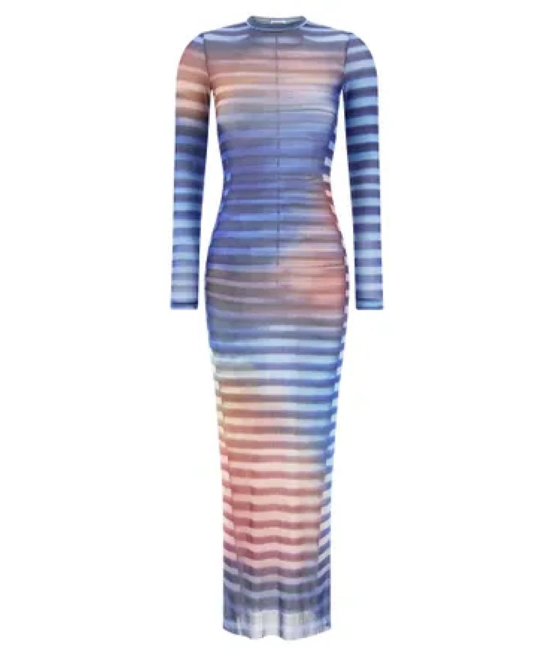 JEAN PAUL GAULTIER Голубое полиамидовое повседневное платье, фото 1