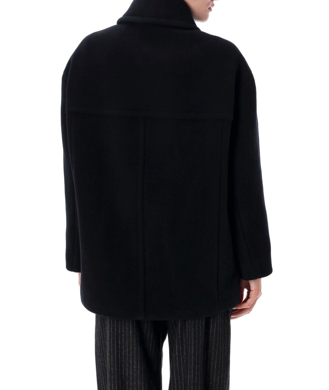 ISABEL MARANT Черное шерстяное пальто, фото 2