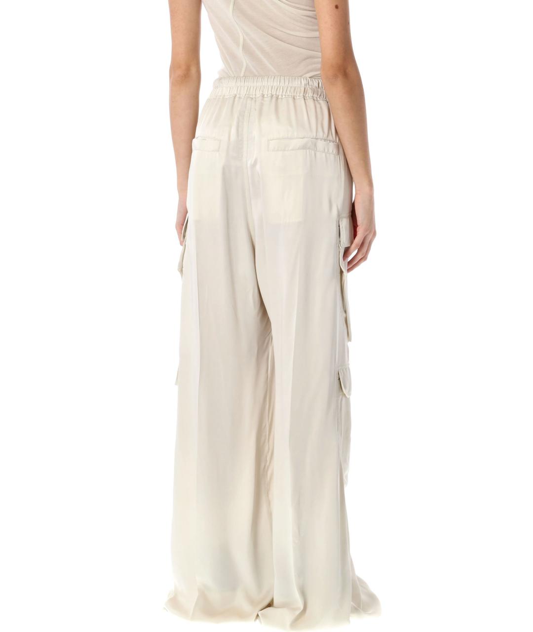 RICK OWENS Бежевые прямые брюки, фото 2