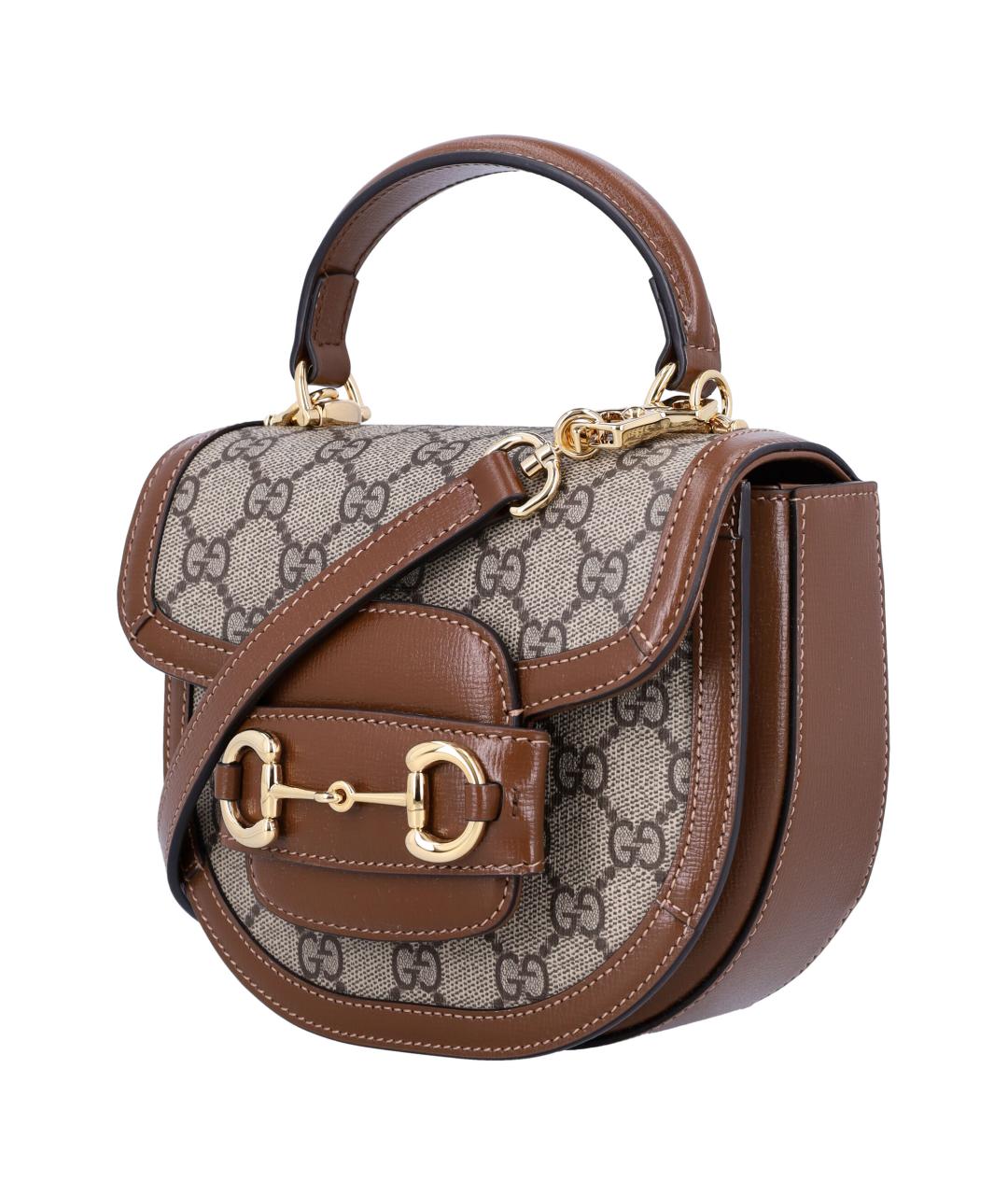 GUCCI Бежевая сумка с короткими ручками, фото 3