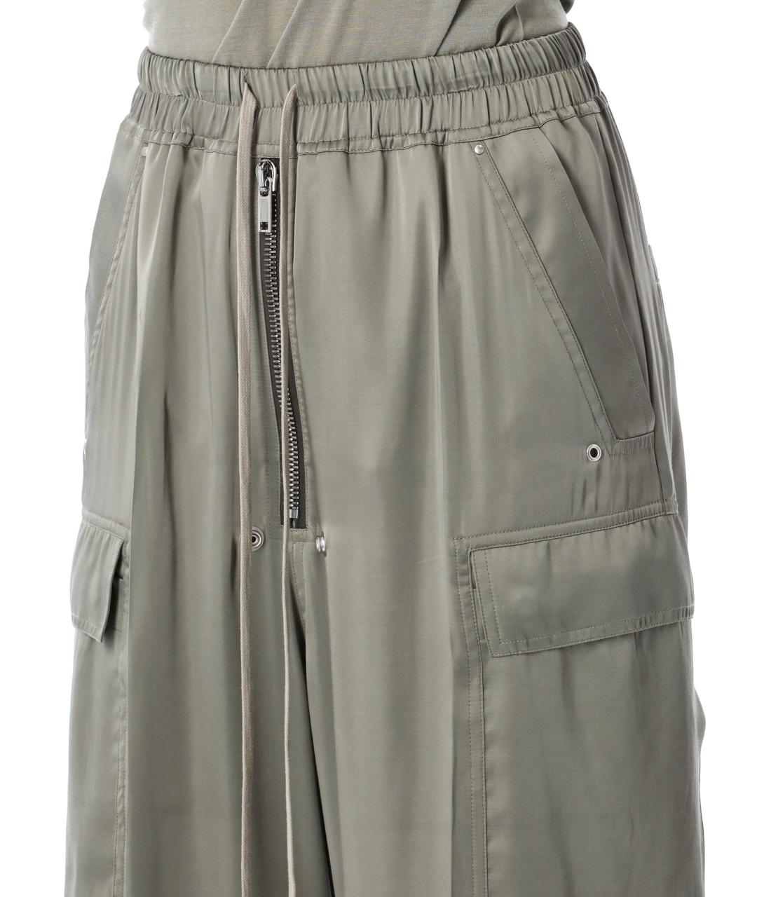 RICK OWENS Зеленые прямые брюки, фото 3