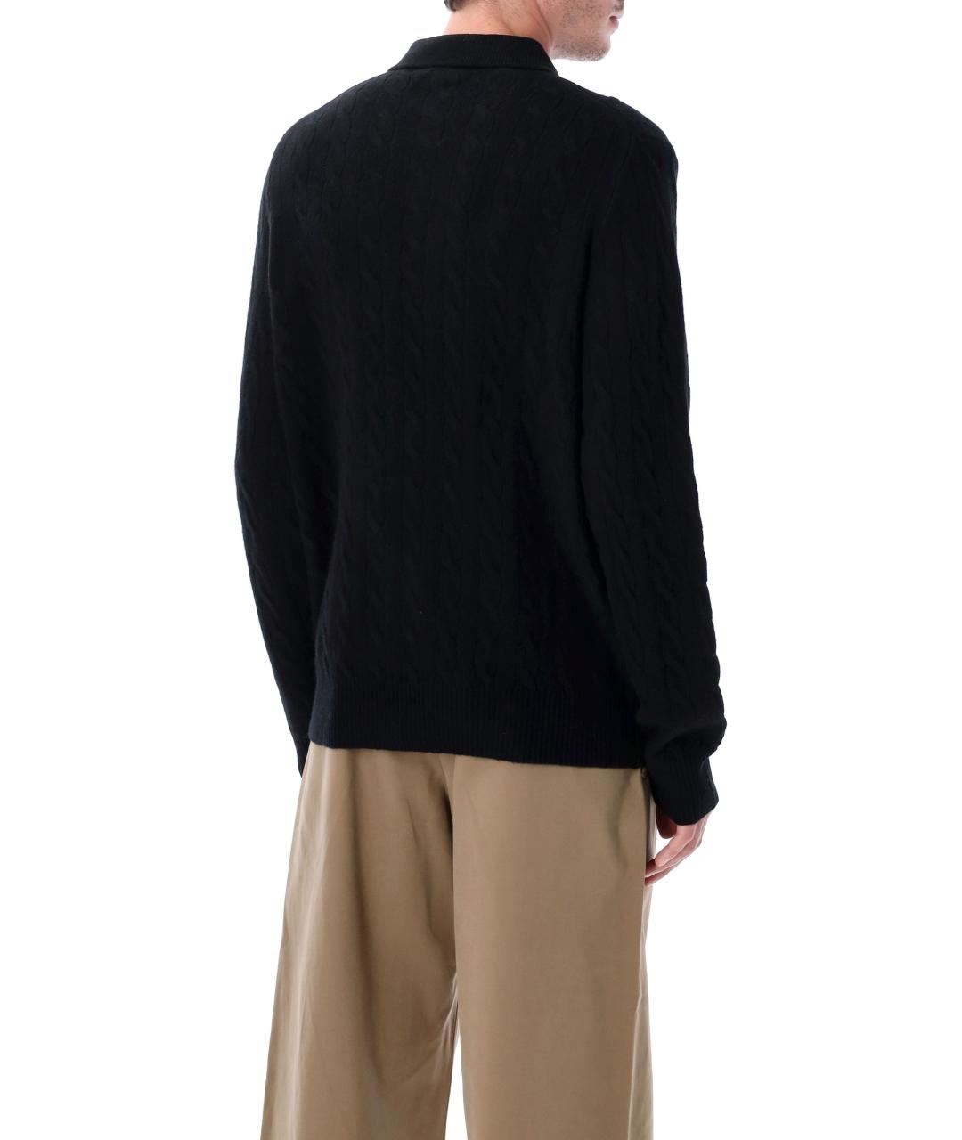 POLO RALPH LAUREN Черный шерстяной джемпер / свитер, фото 3