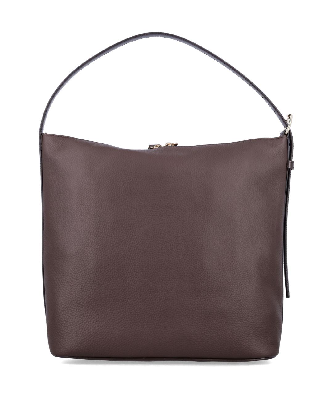 A.P.C. Коричневая кожаная сумка тоут, фото 3