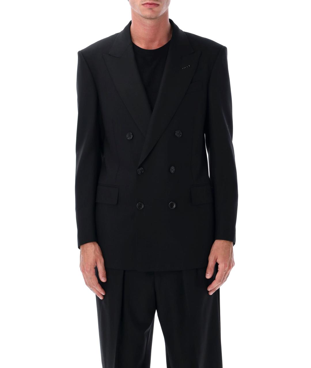 TOM FORD Черный шерстяной пиджак, фото 2