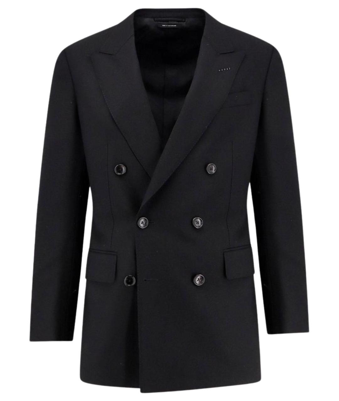 TOM FORD Черный шерстяной пиджак, фото 1