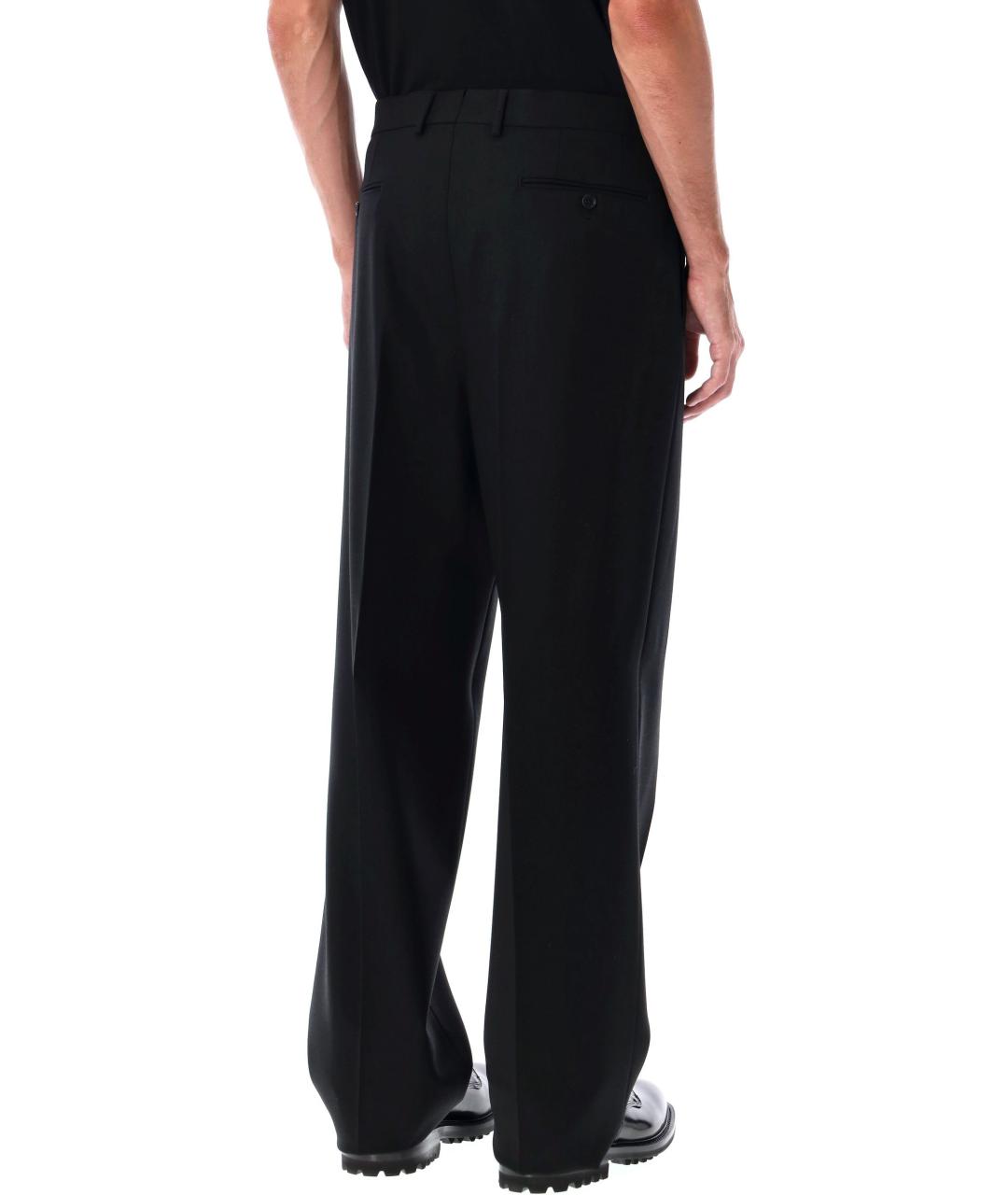 TOM FORD Черные шерстяные повседневные брюки, фото 2