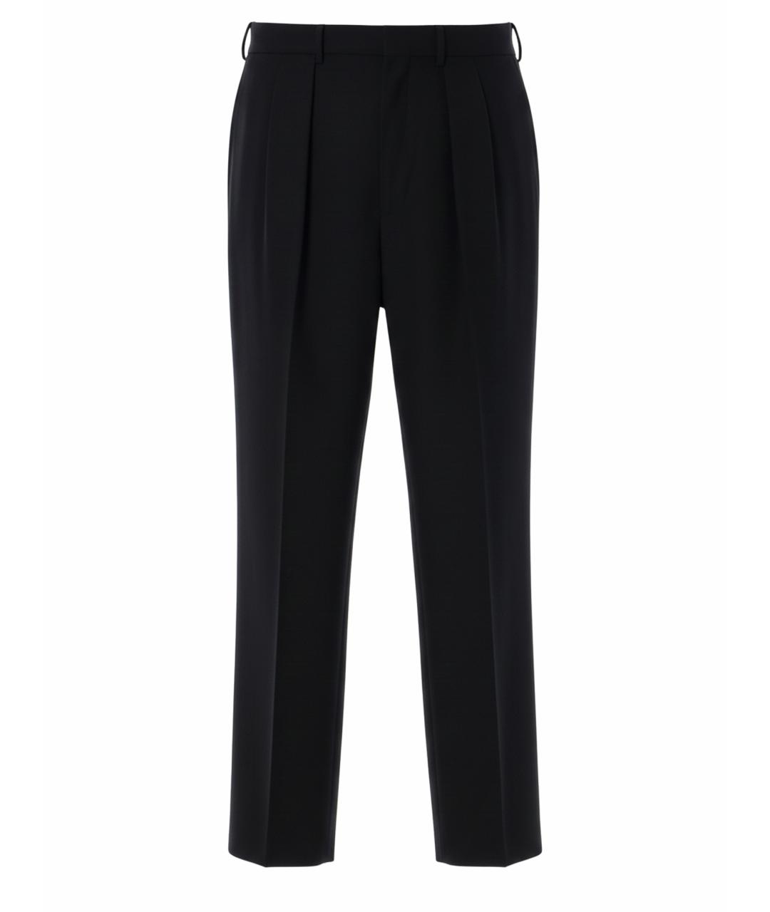 TOM FORD Черные шерстяные повседневные брюки, фото 1