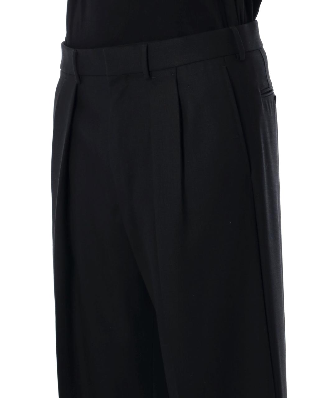 TOM FORD Черные шерстяные повседневные брюки, фото 3