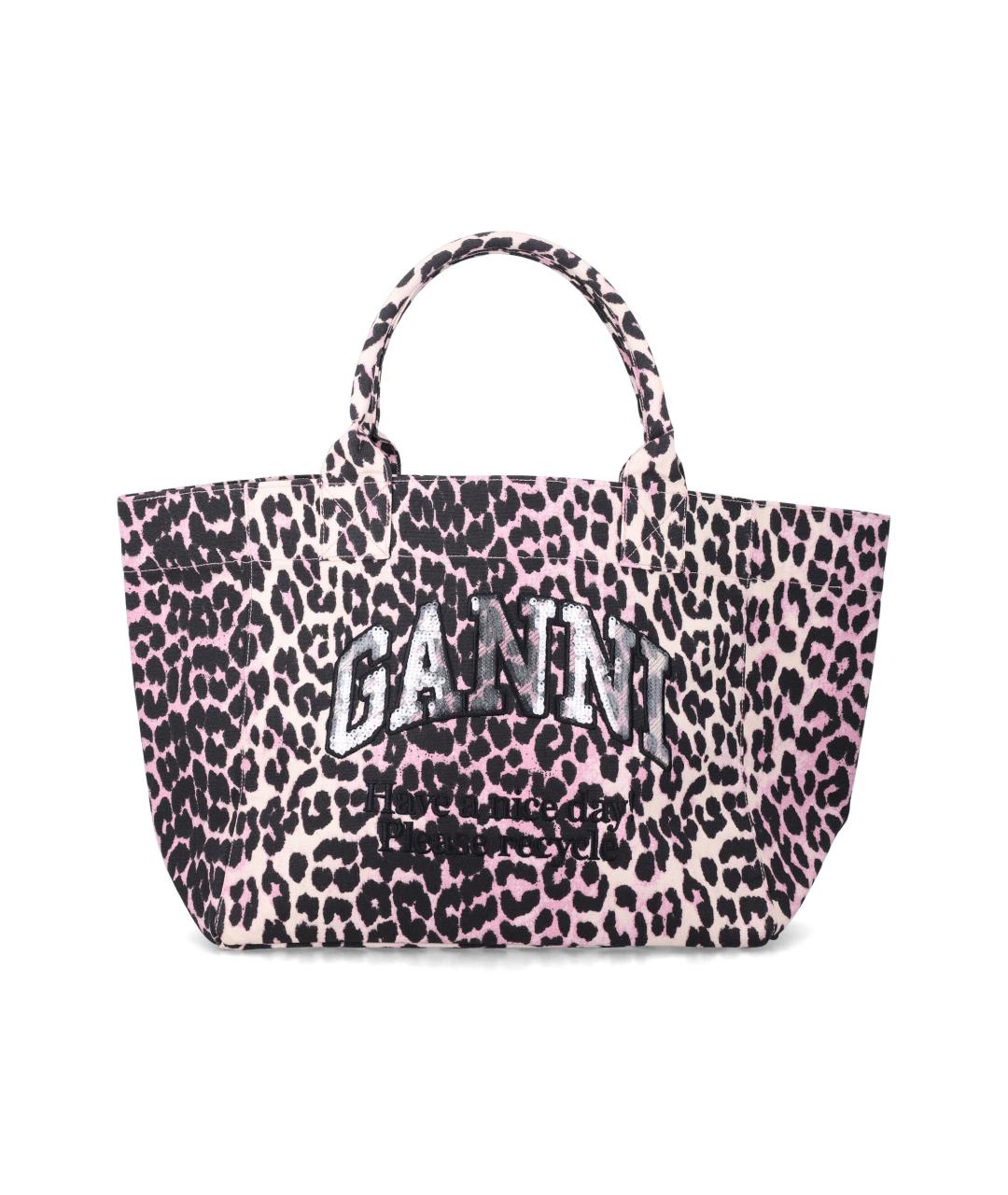 GANNI Мульти хлопковая сумка тоут, фото 1