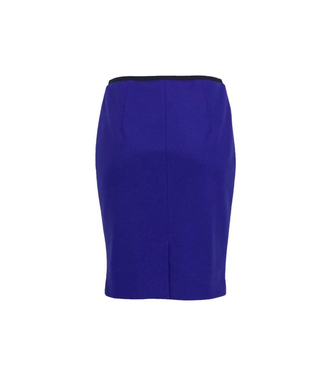 MARC CAIN Синяя шерстяная юбка мини, фото 3
