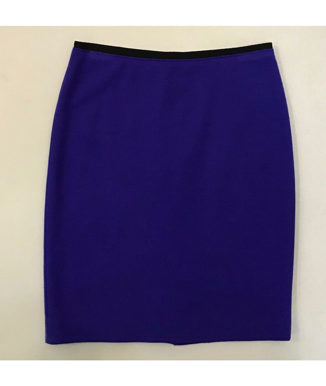 MARC CAIN Синяя шерстяная юбка мини, фото 5