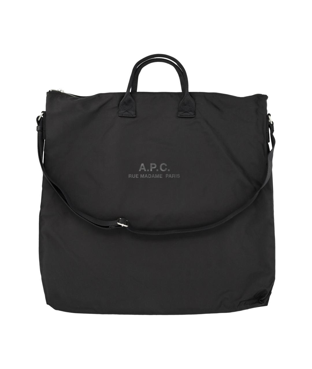 A.P.C. Черная сумка тоут, фото 1