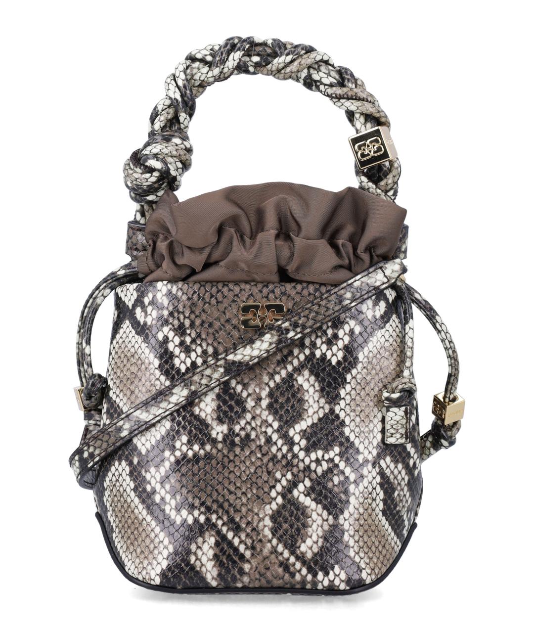 GANNI Мульти кожаная сумка тоут, фото 3