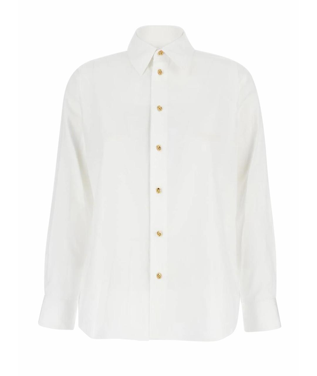 BOTTEGA VENETA Белая хлопковая рубашка, фото 1