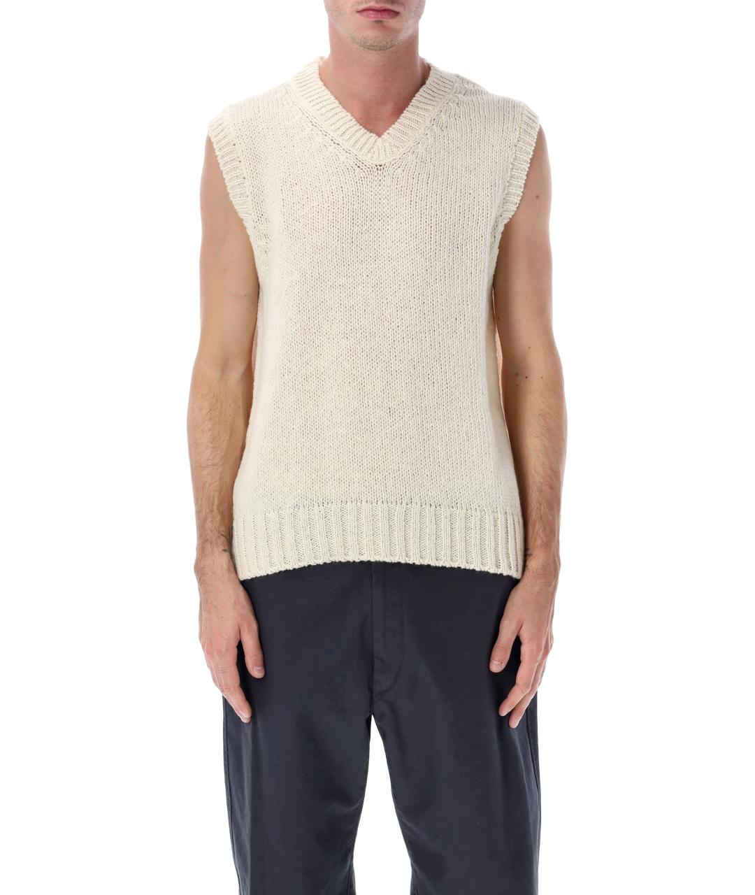 HOWLIN Бежевая шерстяная жилетка, фото 4