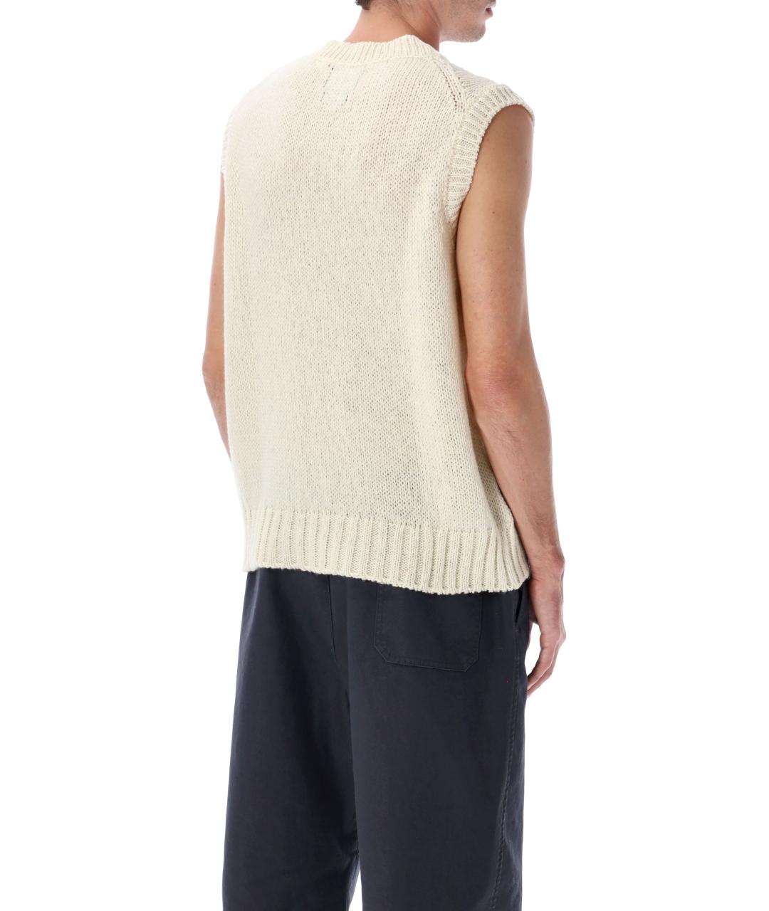 HOWLIN Бежевая шерстяная жилетка, фото 2