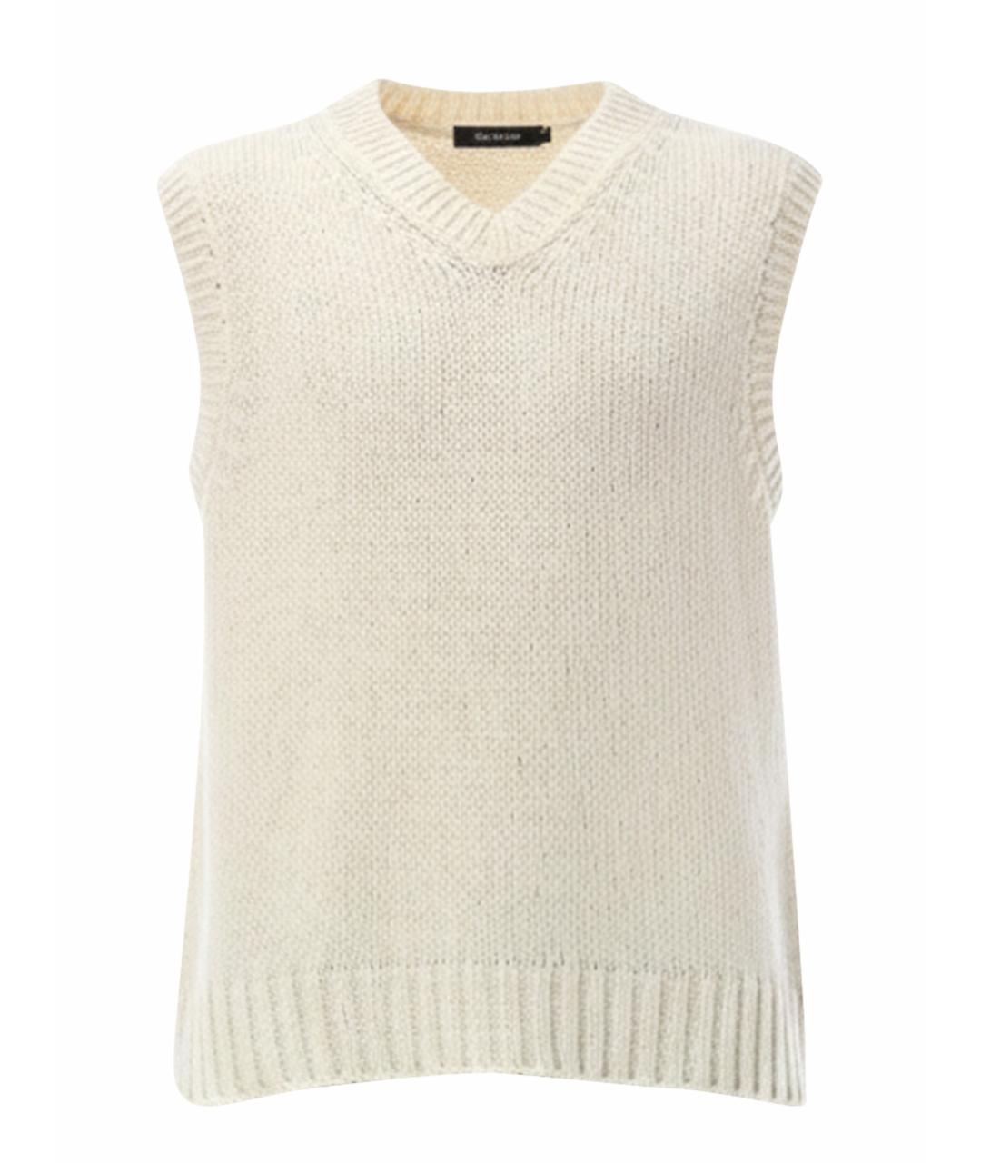 HOWLIN Бежевая шерстяная жилетка, фото 1