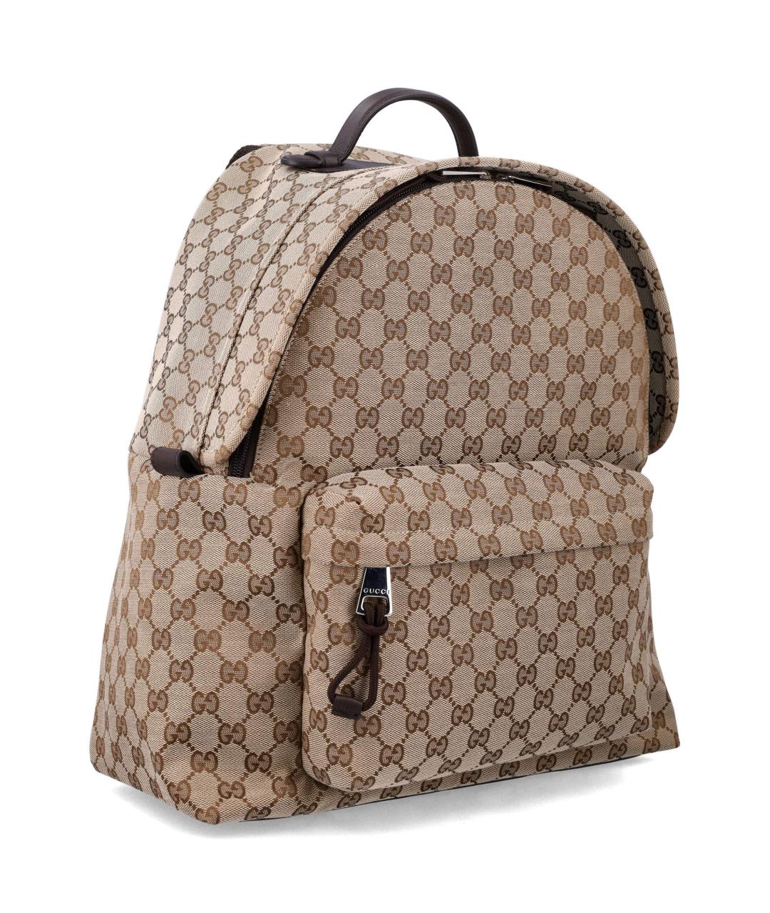 GUCCI Бежевый синтетический рюкзак, фото 2