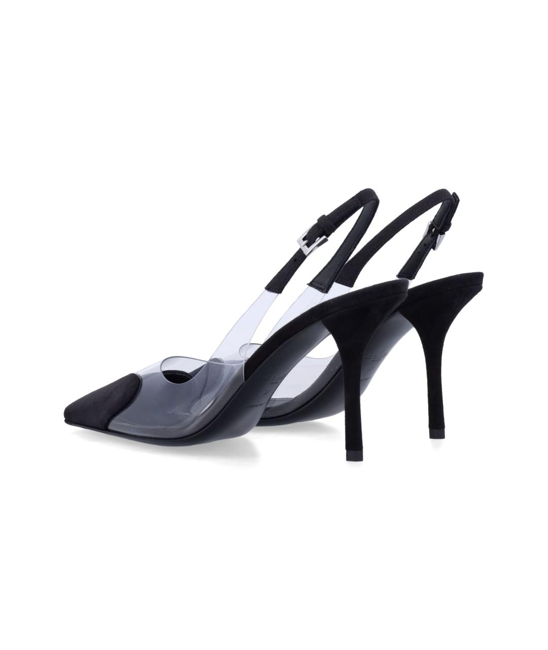 ALAIA Черные кожаные туфли, фото 4