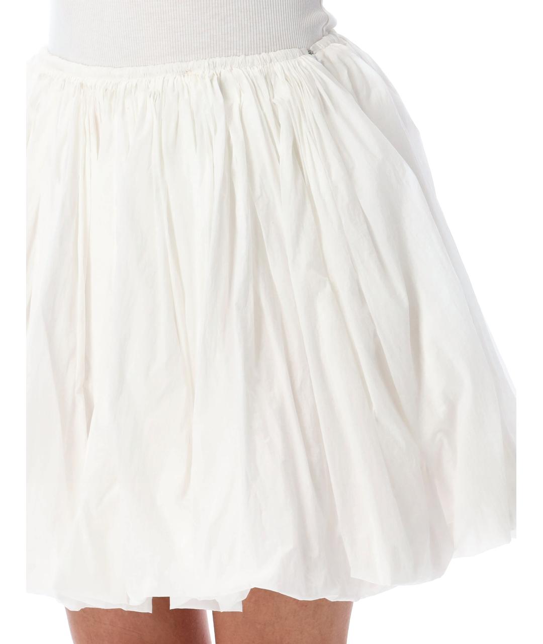 ALAIA Белая полиамидовая юбка мини, фото 3