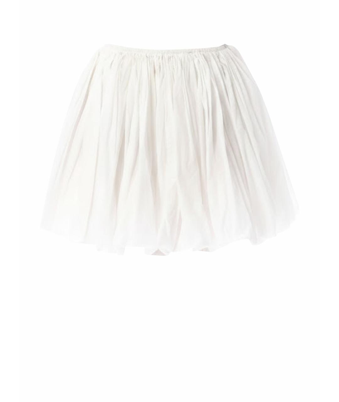 ALAIA Белая полиамидовая юбка мини, фото 1