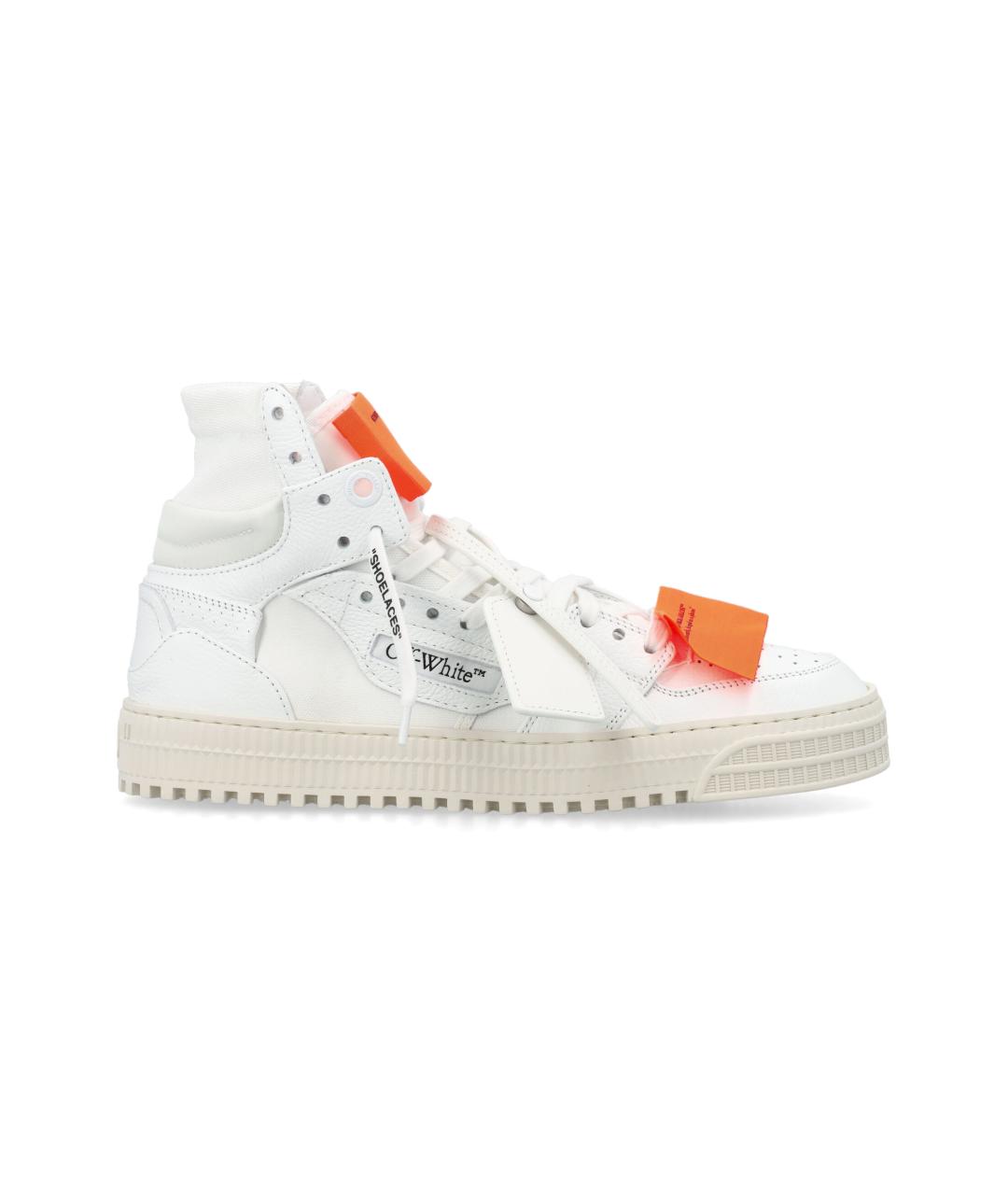 OFF-WHITE Белые синтетические низкие кроссовки / кеды, фото 1