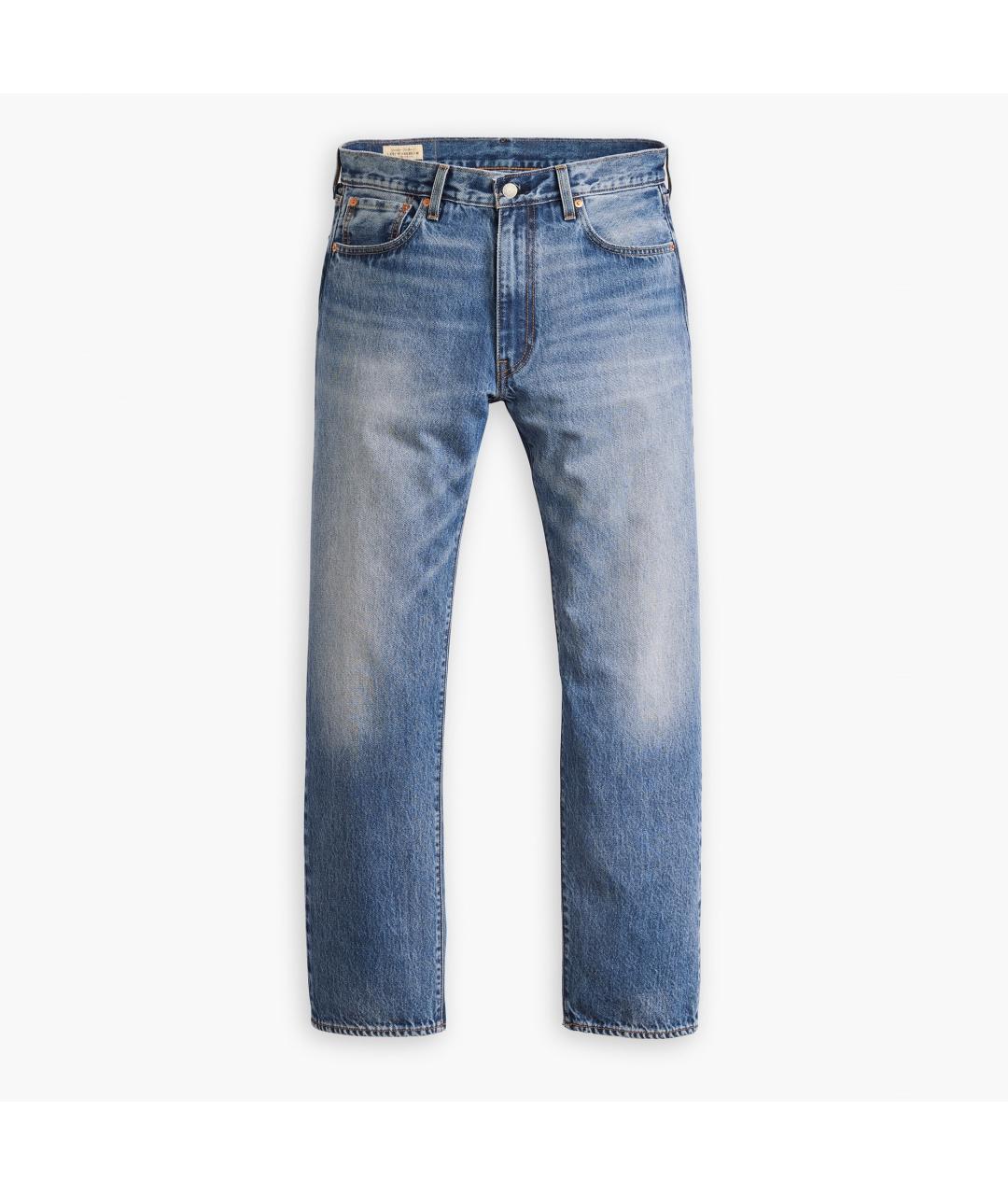 LEVI'S Синие хлопковые прямые джинсы, фото 1