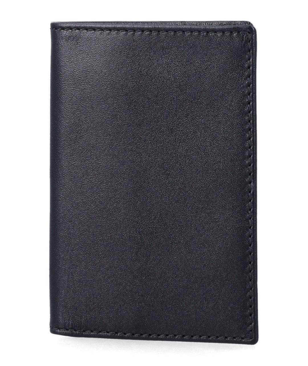 COMME DES GARÇONS WALLET Черный кожаный кардхолдер, фото 1