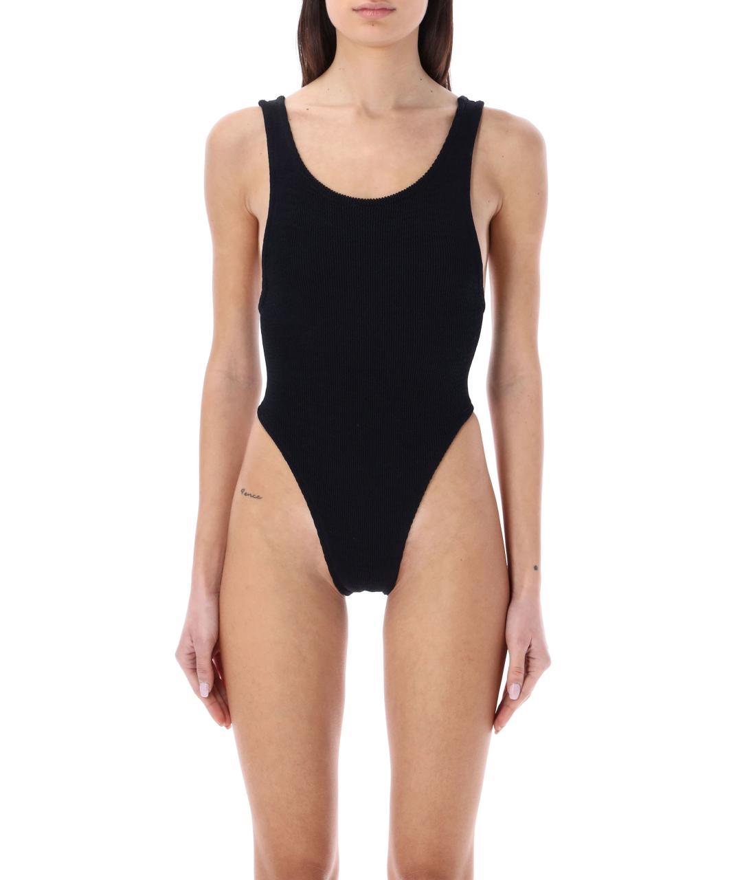 REINA OLGA Черный полиамидовый купальник, фото 1