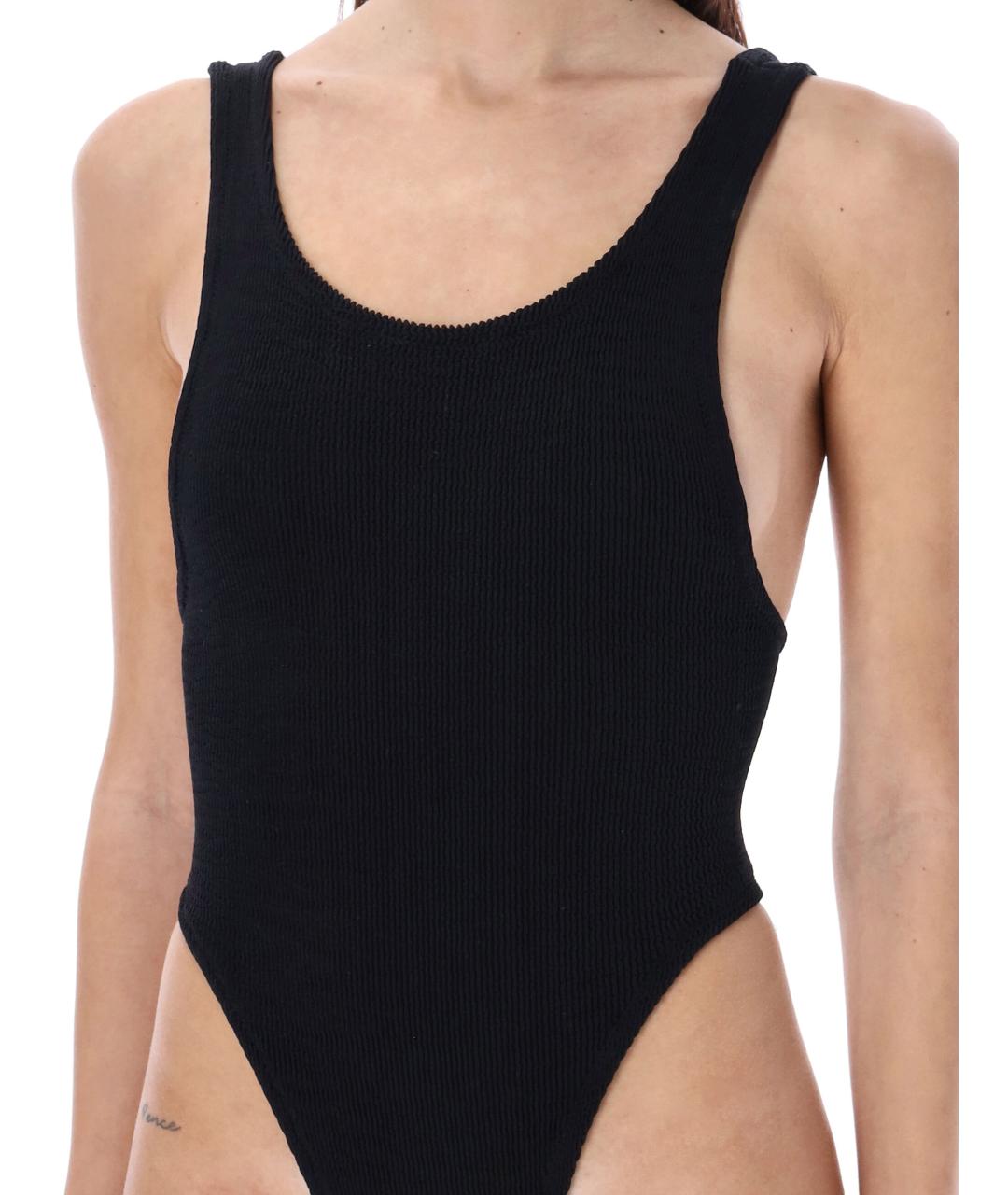 REINA OLGA Черный полиамидовый купальник, фото 3