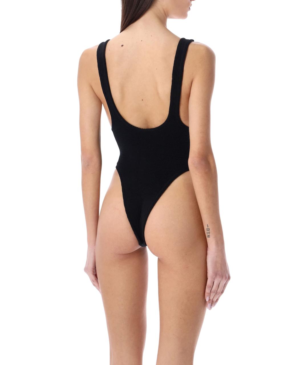 REINA OLGA Черный полиамидовый купальник, фото 5