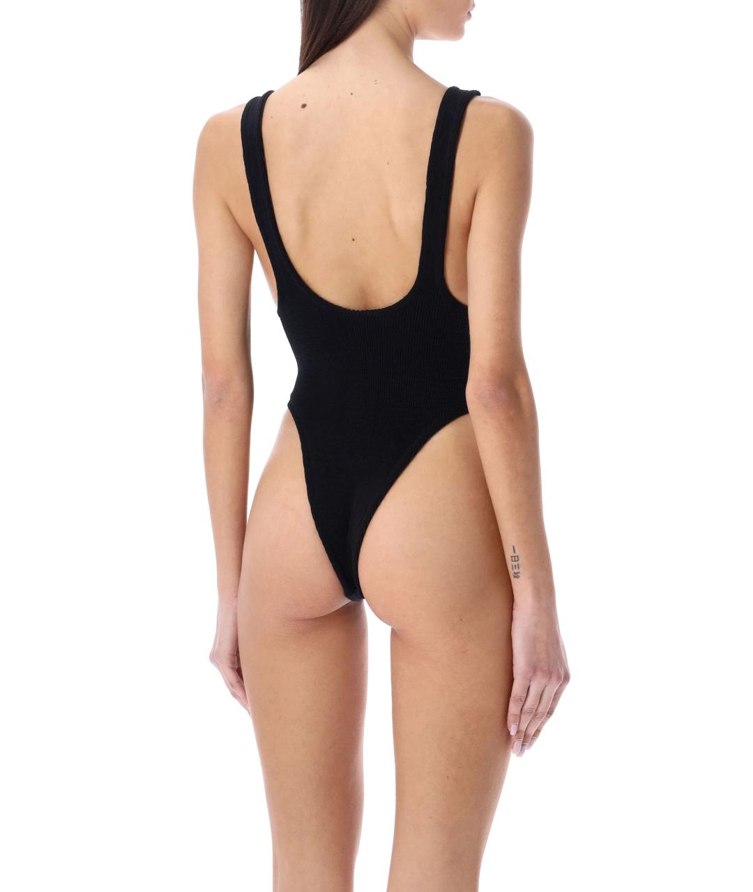 REINA OLGA Черный полиамидовый купальник, фото 2