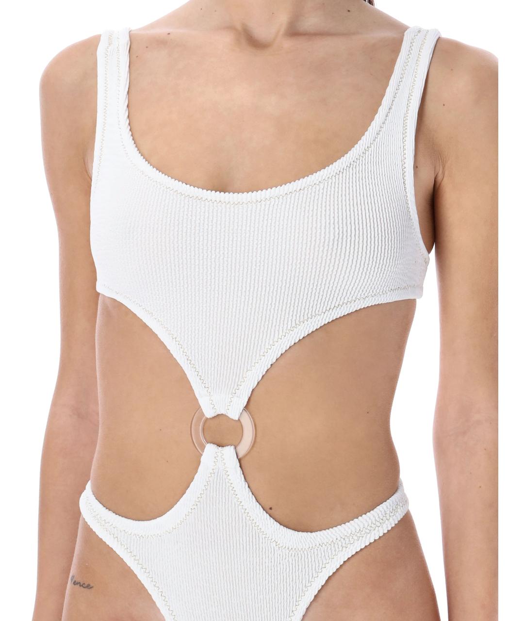 REINA OLGA Белый полиамидовый купальник, фото 3