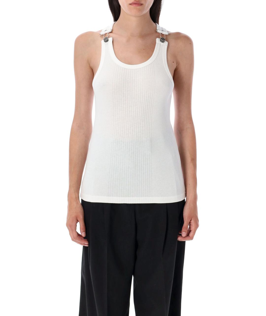 JEAN PAUL GAULTIER Белая хлопковая майка, фото 2