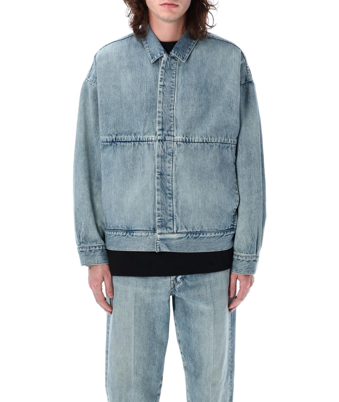 FEAR OF GOD Голубая деним куртка, фото 4