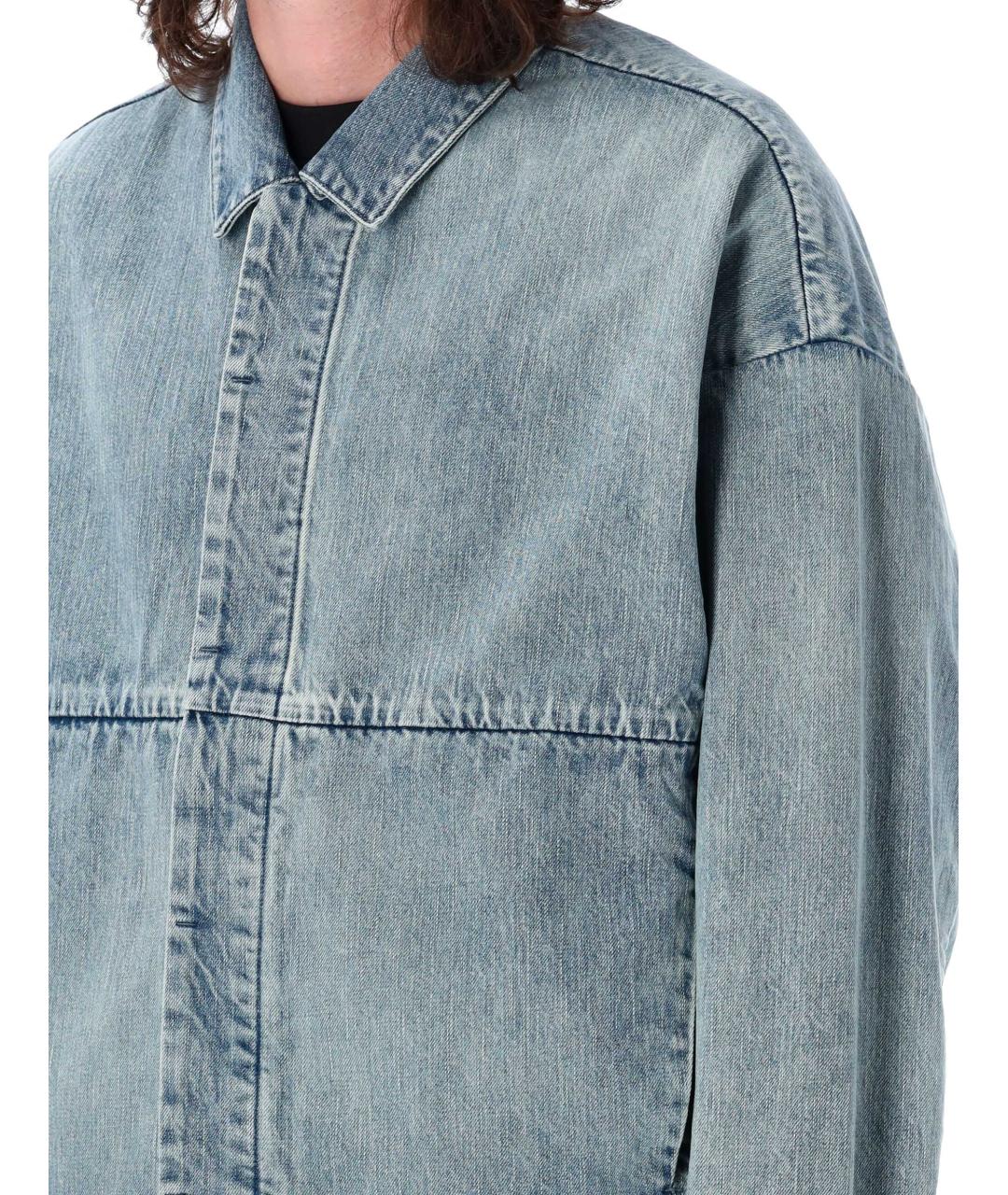 FEAR OF GOD Голубая деним куртка, фото 3