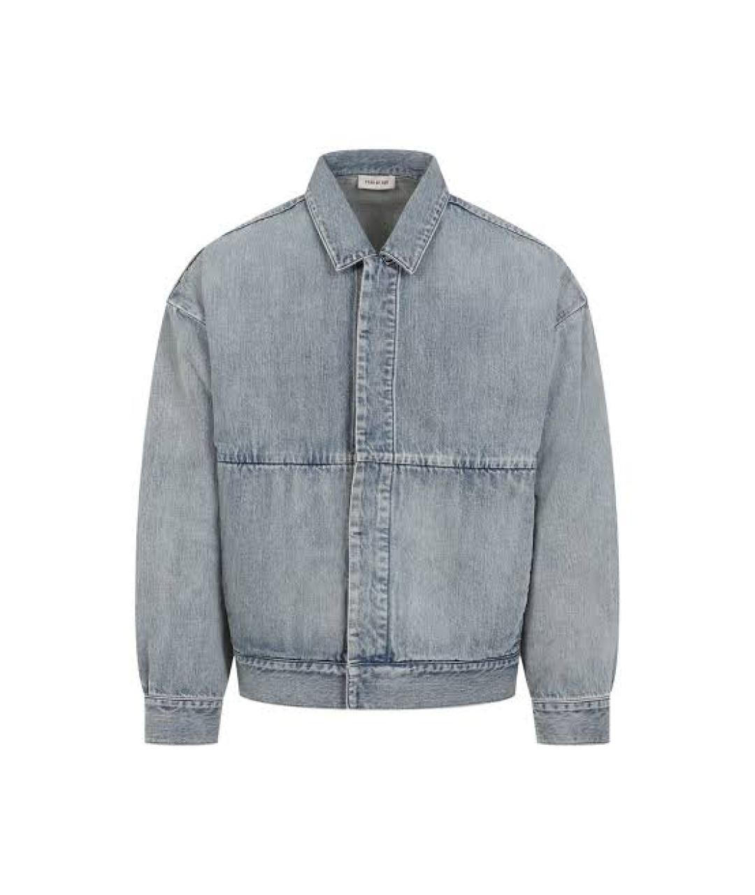 FEAR OF GOD Голубая деним куртка, фото 1