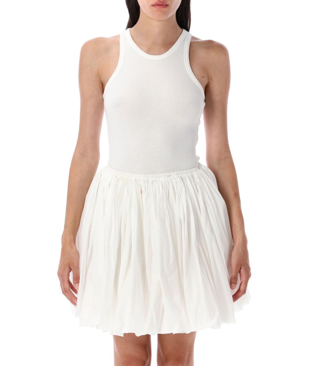 ALAIA Белая хлопковая майка, фото 2