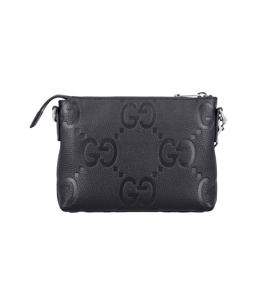 GUCCI Черная кожаная сумка на плечо, фото 4